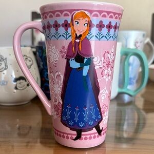 Disney Frozen Pink and Blue Mug USED